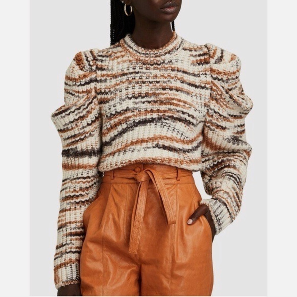 Ulla Johnson Marled Tapir Knit Daphne Pullover Sweater